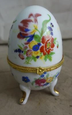feine Porzellandose Ei Osterei - Bild 1 von 3