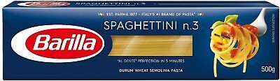 Barilla Classique Spaghettini N. 3 à Semoule De Blé Dur Toujours Al Dente, 500 • 1.99€