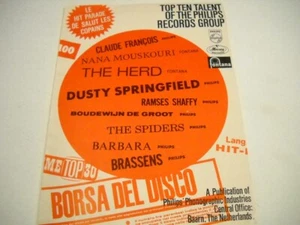 DUSTY SPRINGFIELD Ramsés Shaffy LATONES The HERD otros 1967 Promo Display Advt - Imagen 1 de 1