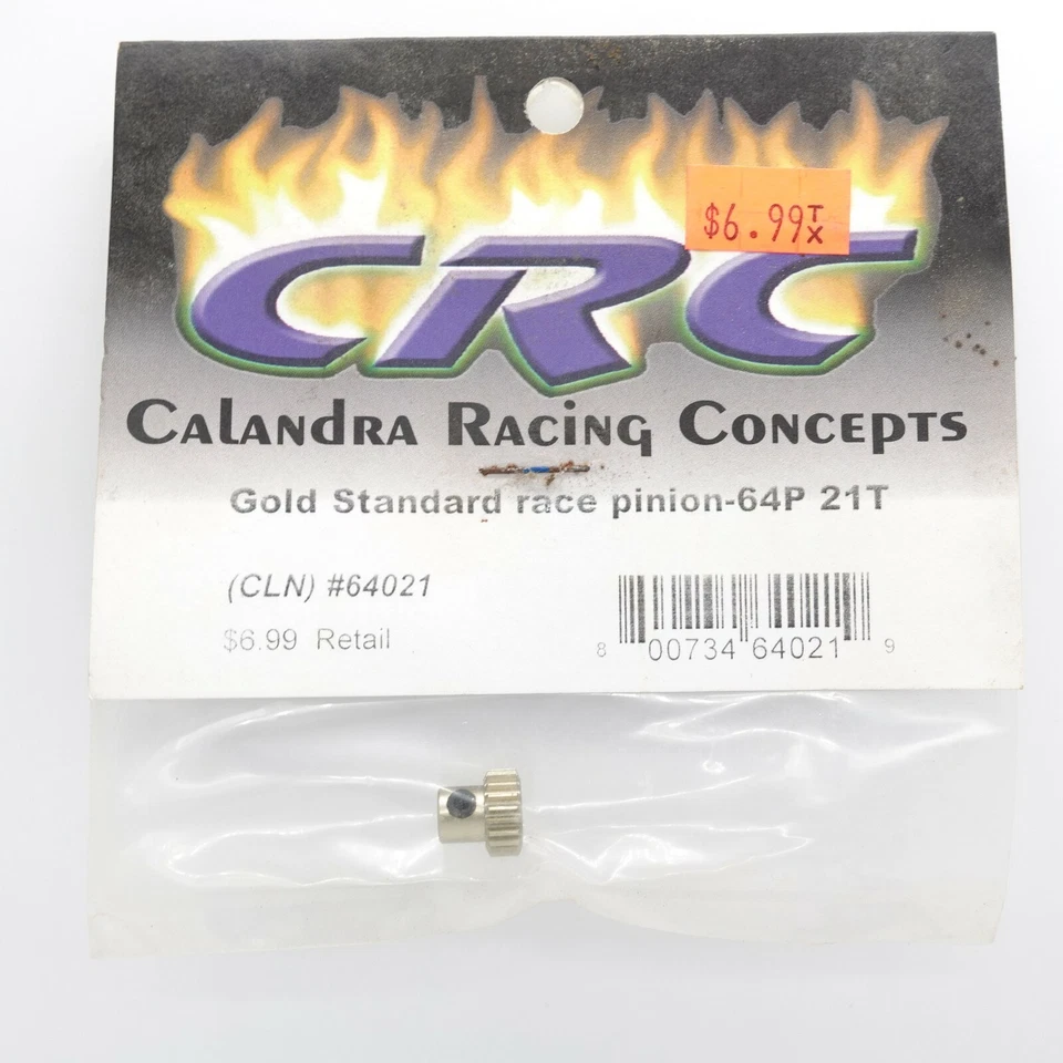 CRC 64021 "Gold Standard" Aluminum Machined 64 Pitch Pinion Gear, (21 Tooth) - Image 1 of 1