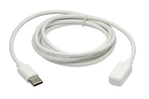SYSTEM-S USB 3.1 Cable 100 CM Charging for Galaxy Fit3 Smart Watch IN White - Zdjęcie 1 z 4