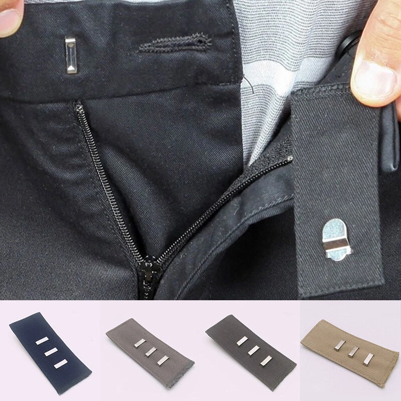 1/5Pcs Waist Extender for Trousers Adjustable Trouser Button Elastic Extenders - Image 1 of 4