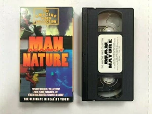 MAN AGAINST NATURE 1996 VHS tape Reality TV - Picture 1 of 4