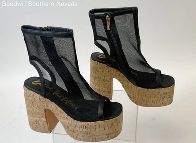 Botas de plataforma Cape Robbin negras de tacón ancho para mujer - talla 10 Foto 1 de 4