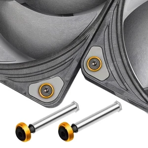 Fan Screws Fixation Screws Radiator Fan Mounting Screws for Pc Operation 4pcs - Photo 1/9