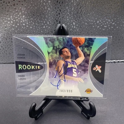 2006-07 Fleer EX Jordan Farmar Rookie On Card Auto Autograph - Image 1 of 2
