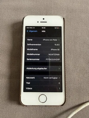 Apple iPhone SE A1723 64GB Silber - Bild 1 von 4