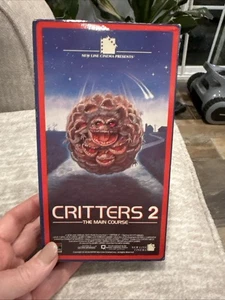 Vintage 1988 Critters 2 The Main Course VHS Horror Rare Amazing Condition - Picture 1 of 8