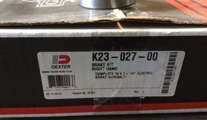 Dexter Axle K23-027-00 Electric Trailer Brake Assembly 10" X 2.25" Right W/Seal - Foto 1 di 4