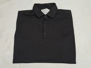 Ministry of Supply Performance APOLLO Jet Black Short Sleeve Golf/Polo Shirt XL - Picture 1 of 11