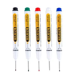 5x Marcadores de alcance profundo impermeables pluma de construcción marcadores de taladro de pinchazo largo - Imagen 1 de 12