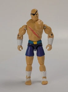Vintage 1994 GI Joe Street Fighter II Movie Sagat Purple Devastator Driver Vtg - Picture 1 of 3