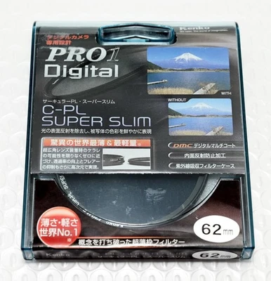 Kenko C-PL Super Slim Circular Polarizer Filter 62mm Used - Image 1 of 4