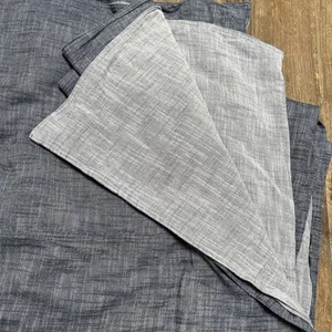 159 $ Pottery Barn Teen TRUE BLUE SOFT CHAMBRAY, F/Q, Bettbezug nie benutzt - Bild 1 von 6