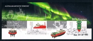 AAT/AUSTRALIA • 2022 • IMPERF Nuyina Minishoet con "Exposición Antártica" OP - Imagen 1 de 1