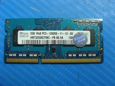 Asus K55N SK Hynix 2GB PC3-12800S SO-DIMM Memory RAM HMT325S6CFR8C-PB - Image 1 of 2