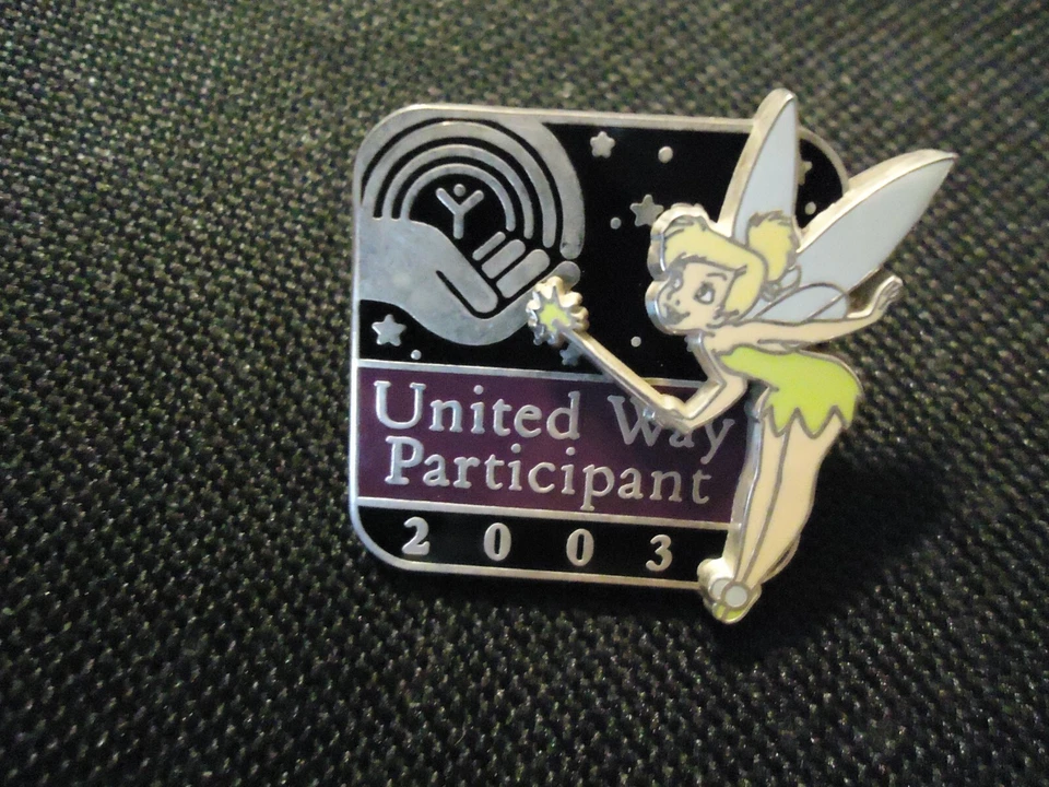 DISNEY CAST EXCLUSIVE UNITED WAY PARTICIPANT 2003 TINKER BELL PIN - Image 1 of 1