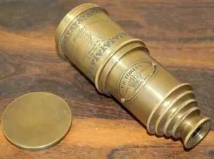 Victorian Marine Old Antique Telescope 18" Maritime Nautical Brass Spyglass - Picture 1 of 4