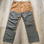 Browning Pheasants Forever 38x30 Brown Canvas Upland Hunt Brush Canvas Pants