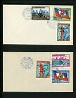 Postal History Haiti Sc #B10-B12,CB19-CB21 FDC Pan Am Sports Games 1959 Set of 2