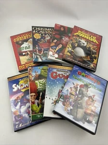 Lot Of 8 DVD Christmas And Kids  Movies Family Children SOME SEALED Shrek Gumby - Picture 1 of 3