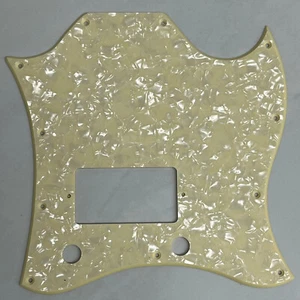 Custom For Gibson SG Standard Single Humbucker Guitar Pickguard 1Ply Cream Pearl - Picture 1 of 4
