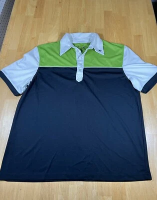 Arnold Palmer "Arnie" Golf Polo Paraguas Logo Retro Bloque de Color Para Hombres XL Foto 1 de 4