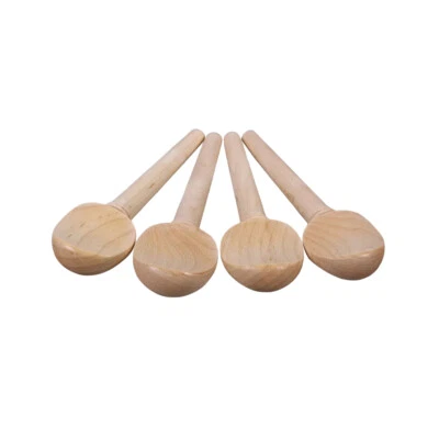 4pcs violin pegs 4/4 full size natural Maple wood Fiddle pegs part Accessories - Image 1 of 4