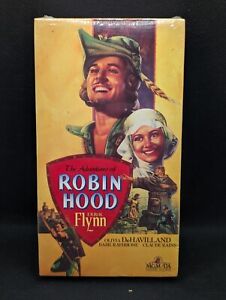 THE ADVENTURES OF ROBIN HOOD Starring Errol Flynn in VHS Format - NEW & SEALED