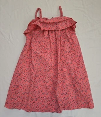 Vestido Floral United Colors of Benetton Niñas Rosa Blanco Algodón Sin Mangas Talla L Foto 1 de 4