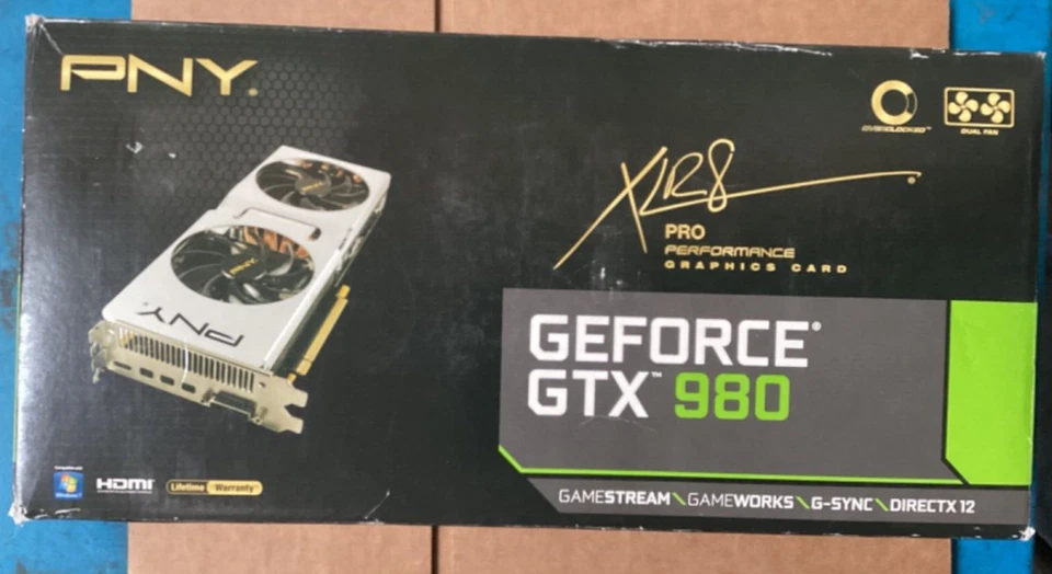 PNY Nvidia GeForce GTX 980 OC Edition Graphics Card vcggtx9804xpb-xp-oc - Image 1 of 4