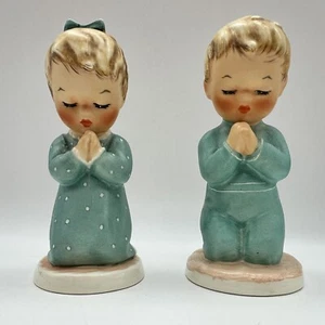 Goebel Hummel Vintage Boy & Girl Praying Bless Us All Set 1957 - Picture 1 of 23