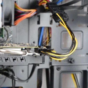 SATA 15 pin Male to 8 pin 6+2 PCI-Express PCIe Video Graphic Power Cable'' F2U8 - Picture 1 of 6