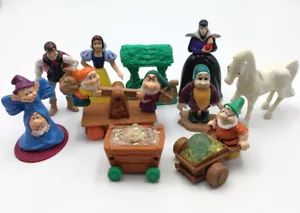 Disney McDonald's SNOW WHITE & The 7 Dwarfs Happy Meal Toys *Complete Set* 1993 - Picture 1 of 12