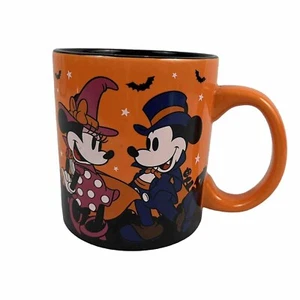 Tazza tazza ceramica Disney Happy Halloween Topolino Minnie arancione e nera 20 oz - Foto 1 di 5