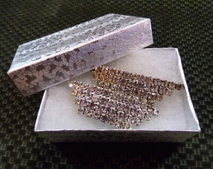 Vintage Rhinestone Shoe Clips~Art Deco Prong-set Dazzlers! - Picture 1 of 3