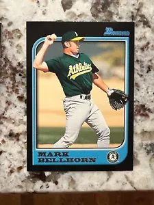 CARTA BOWMAN ROOKIE 1997 OAKLAND ATHLETICS MARK BELLHORN #163 - Foto 1 di 1