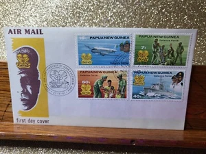 First Day Cover 📮1981 DEFENSE FORCE 📮Papua New Guinea - Picture 1 of 2