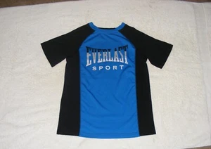Everlast Sport schwarz/blaues Kurzarmshirt - Größe 10/12 - Bild 1 von 2