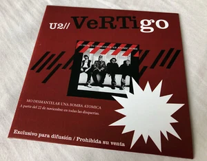 U2 "VERTIGO" MEGA RARE 2004 ARGENTINA UNIQUE CARDBOARD SLEEVE PROMO CD MISPRINT! - Imagen 1 de 5