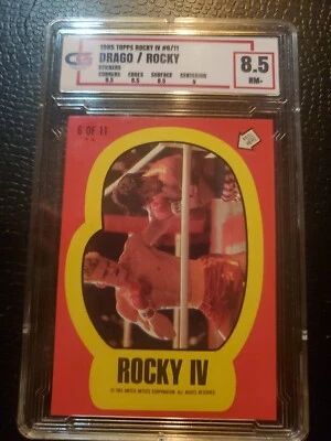 1985 Topps Rocky IV 6/11 NM CG 8.5 - Image 1 of 2