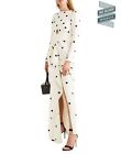 RRP€8800 OSCAR DE LA RENTA Fit & Flare Dress US8 M Silk Blend Sequined Wrap Look