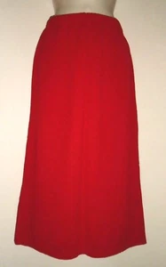 Women's Vintage Ricki White Sweater Knit Pencil Pull-on Skirt Sz S Made In USA - Picture 1 of 2