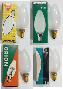 LAMPADA LAMPADINA E14 OLIVA SMERIGLIATA SYLVANIA ORION ORMALIGHT 15 25 40 60 - Foto 1 di 13