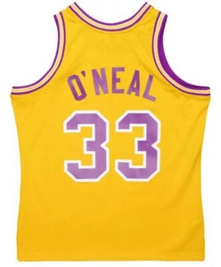 Shaquille O'Neal LSU Tigers Gold 1990 Throwback Swingman Jersey - Picture 1 of 2