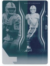 2018 Panini Playbook Printing Plate Cyan #7 Ryan Tannehill Dolphins NM-MT 1/1
