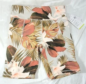 Old Navy Girls Powersoft Go-Dry Active Biker Shorts - Tropical - Size L (10/12) - Picture 1 of 4