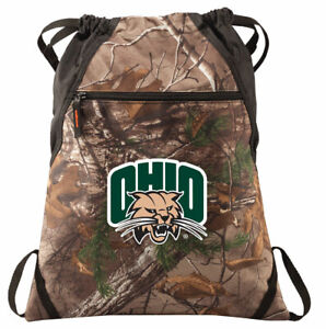 Ohio Bobcats Camo Cinch Pack REALTREE Ohio University Drawstring Backpack