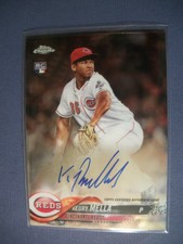 KEURY MELLA 2018 Topps Chrome Rookie AUTO RA-KM Reds RC