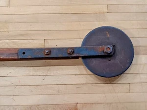 Vintage Planet Jr. No. 2 Lawn Edger – Cast Iron & Wood Garden Tool - Picture 1 of 7